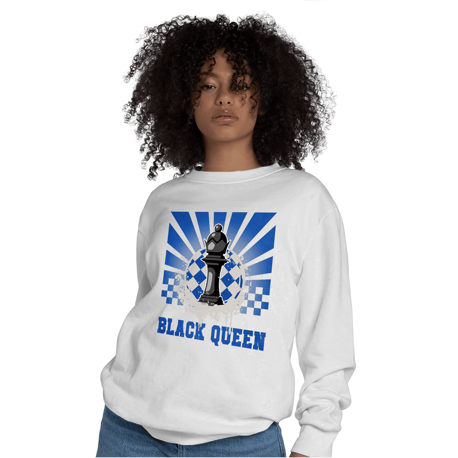 Air Max 1 86 Royal Sweatshirt Match Black Queen Collection - NastyJamz