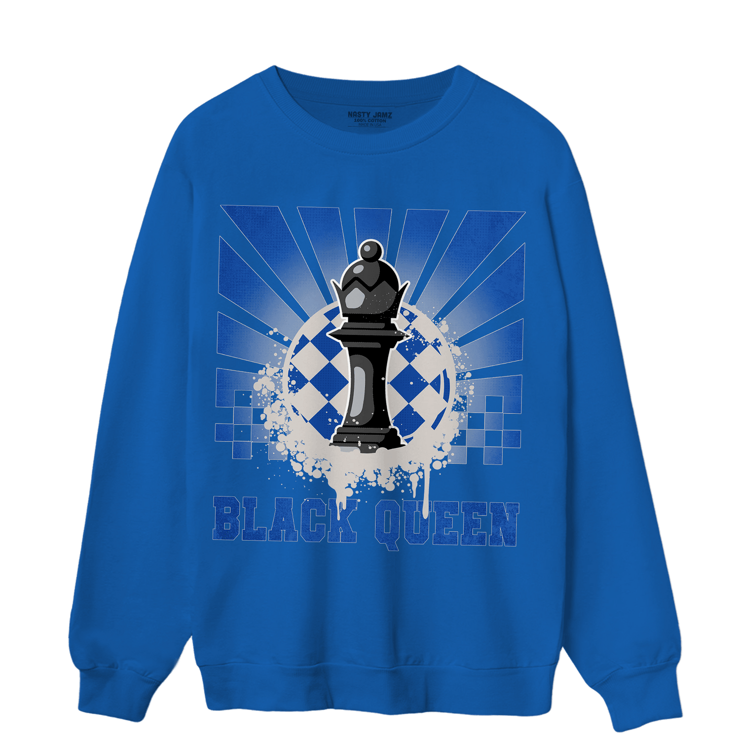 Air Max 1 86 Royal Sweatshirt Match Black Queen Collection - NastyJamz