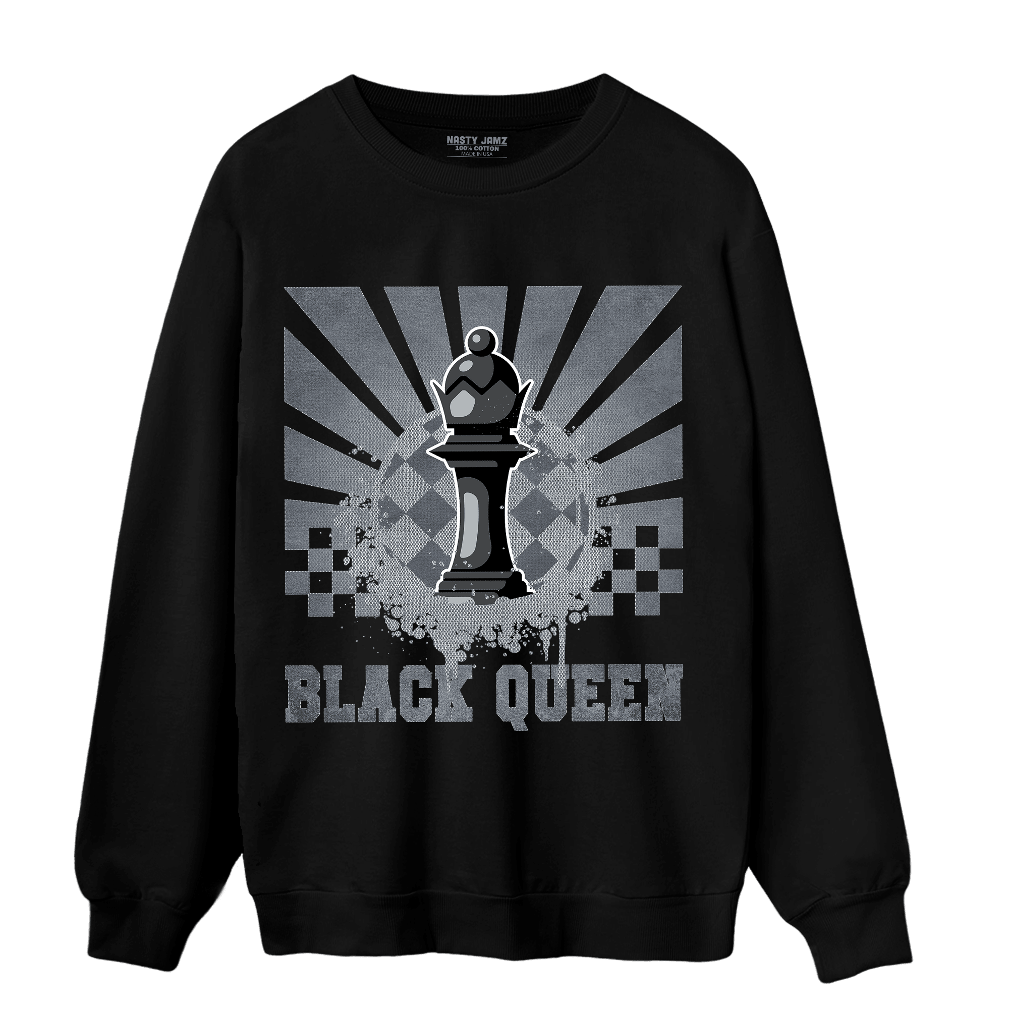 Air Max 90 Iron Grey Sweatshirt Match Black Queen Collection - NastyJamz