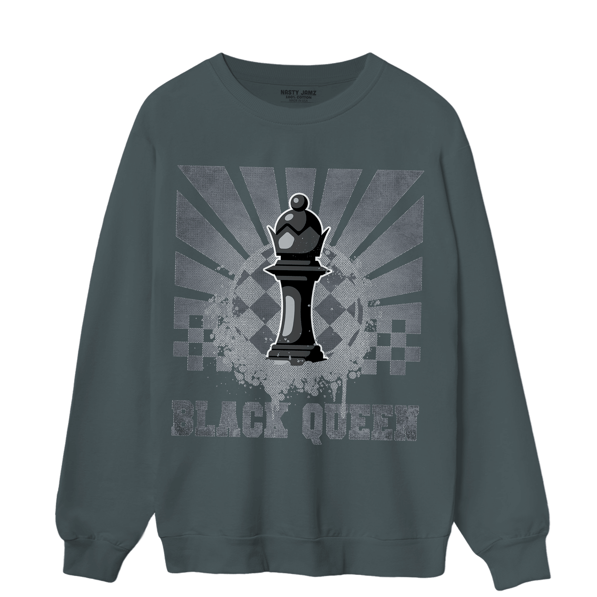 Air Max 90 Iron Grey Sweatshirt Match Black Queen Collection - NastyJamz