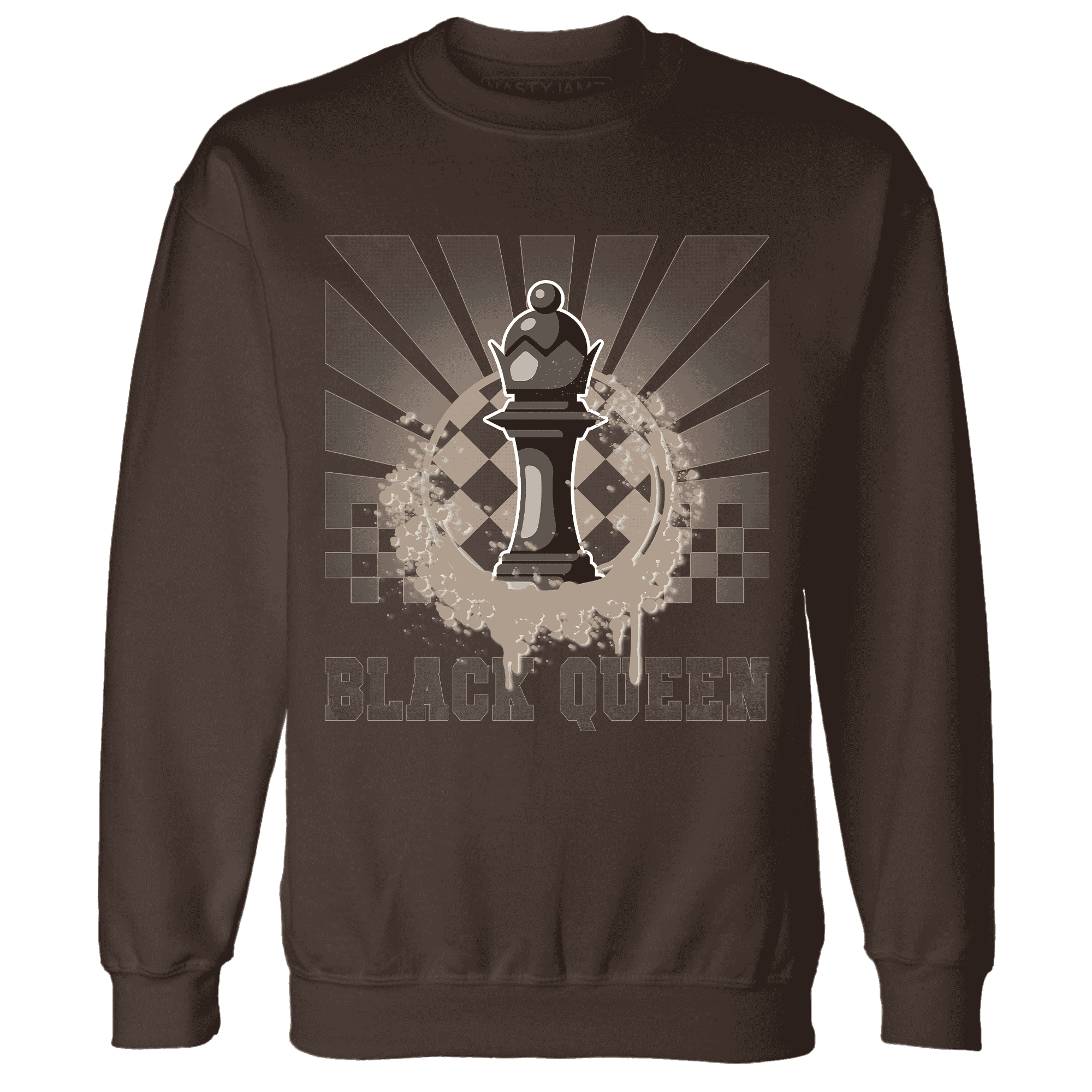 Dunk Low Baroque Brown Sweatshirt Match Black Queen Collection - NastyJamz