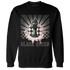 Jumman Jack University Red Sweatshirt Match Black Queen Collection - NastyJamz