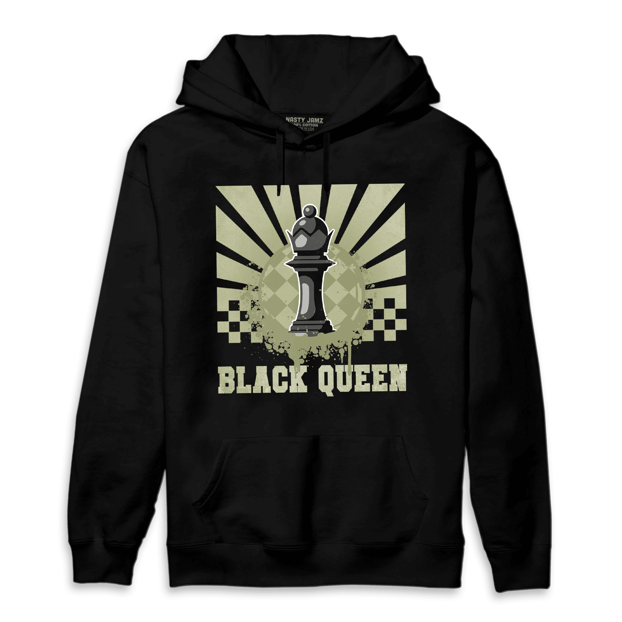 Yeezy Slide Resin Hoodie Match Black Queen Collection - NastyJamz