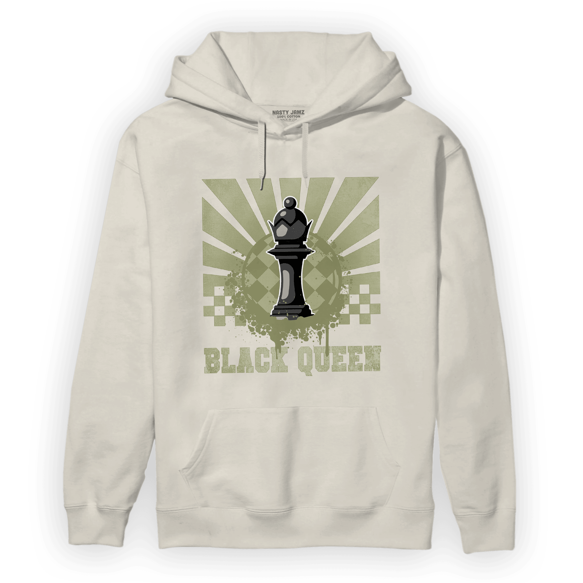 Yeezy Slide Resin Hoodie Match Black Queen Collection - NastyJamz