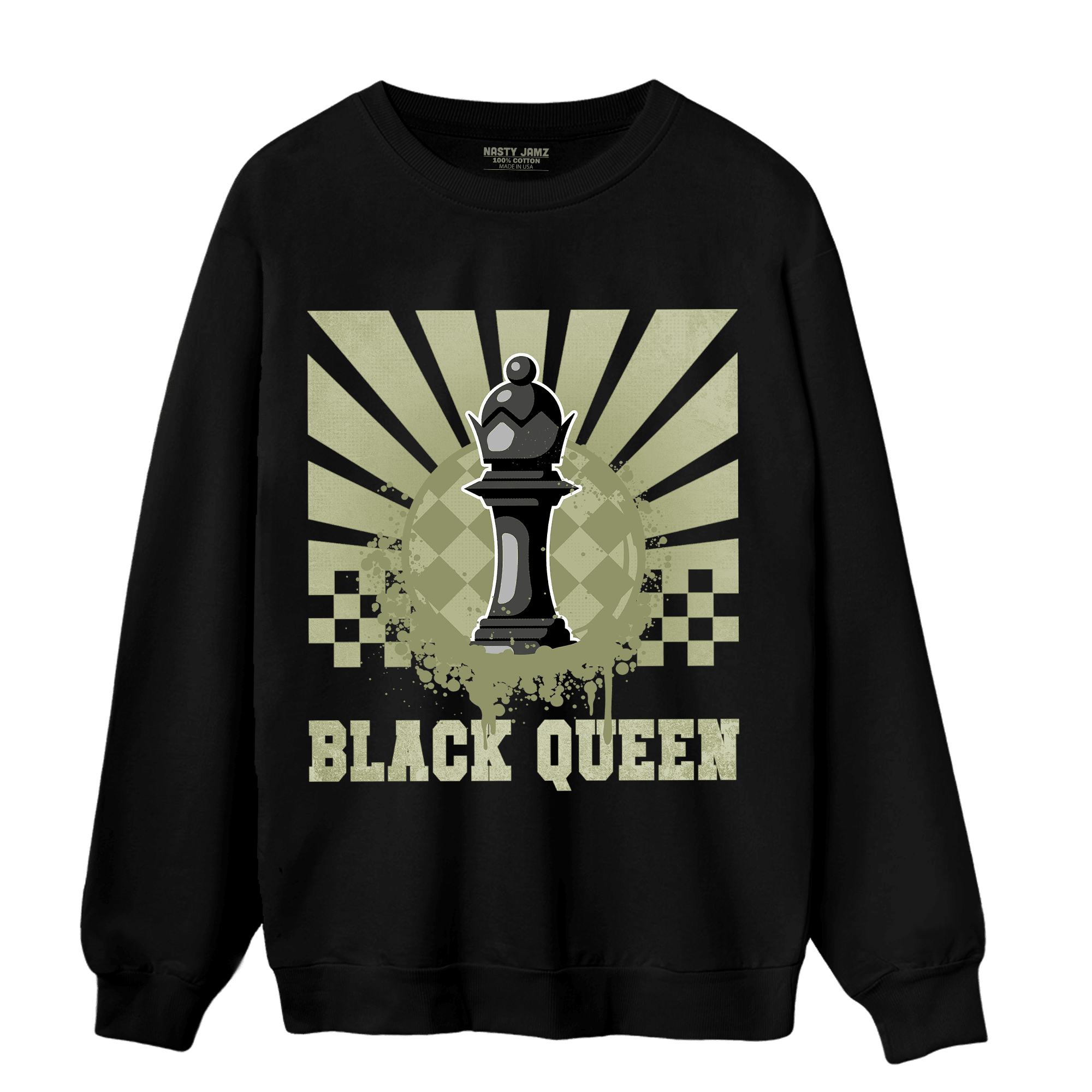 Yeezy Slide Resin Sweatshirt Match Black Queen Collection - NastyJamz