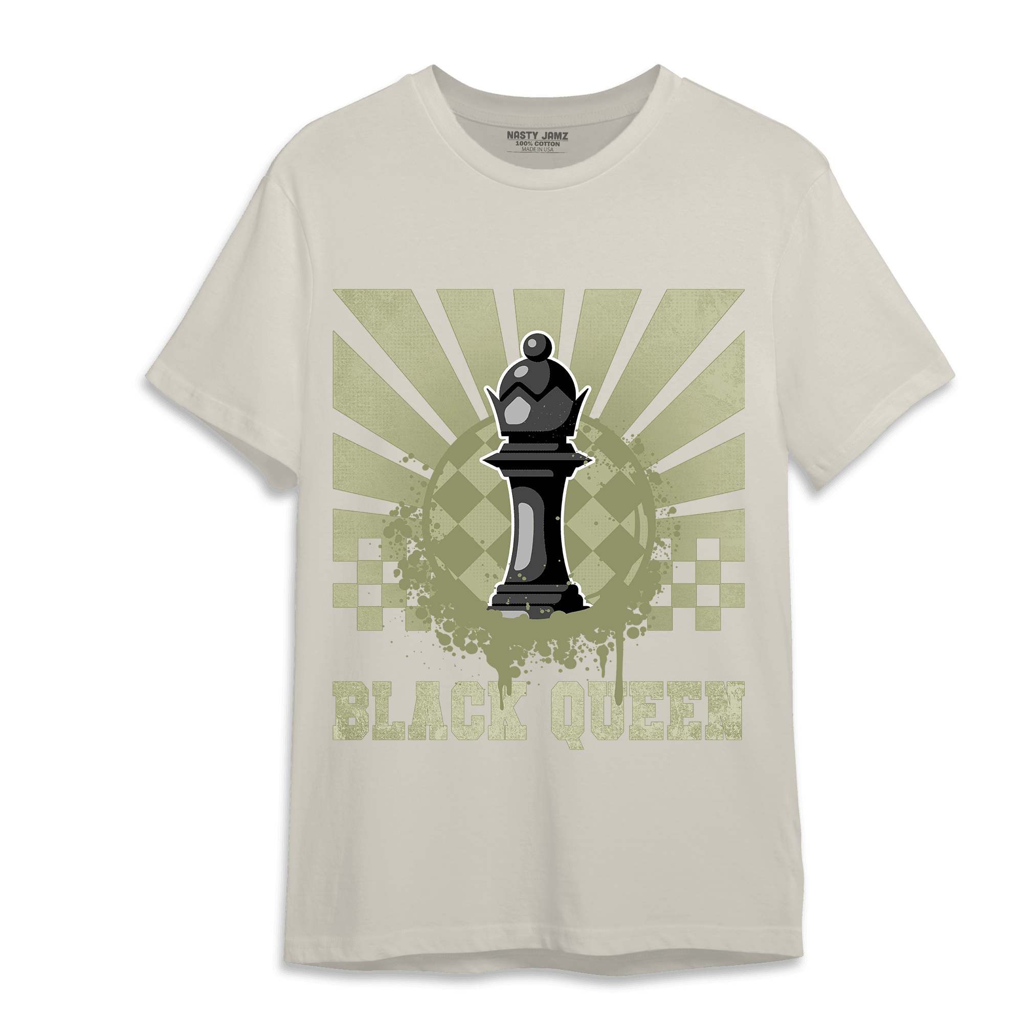 Yeezy Slide Resin T Shirt Match Black Queen Collection - NastyJamz