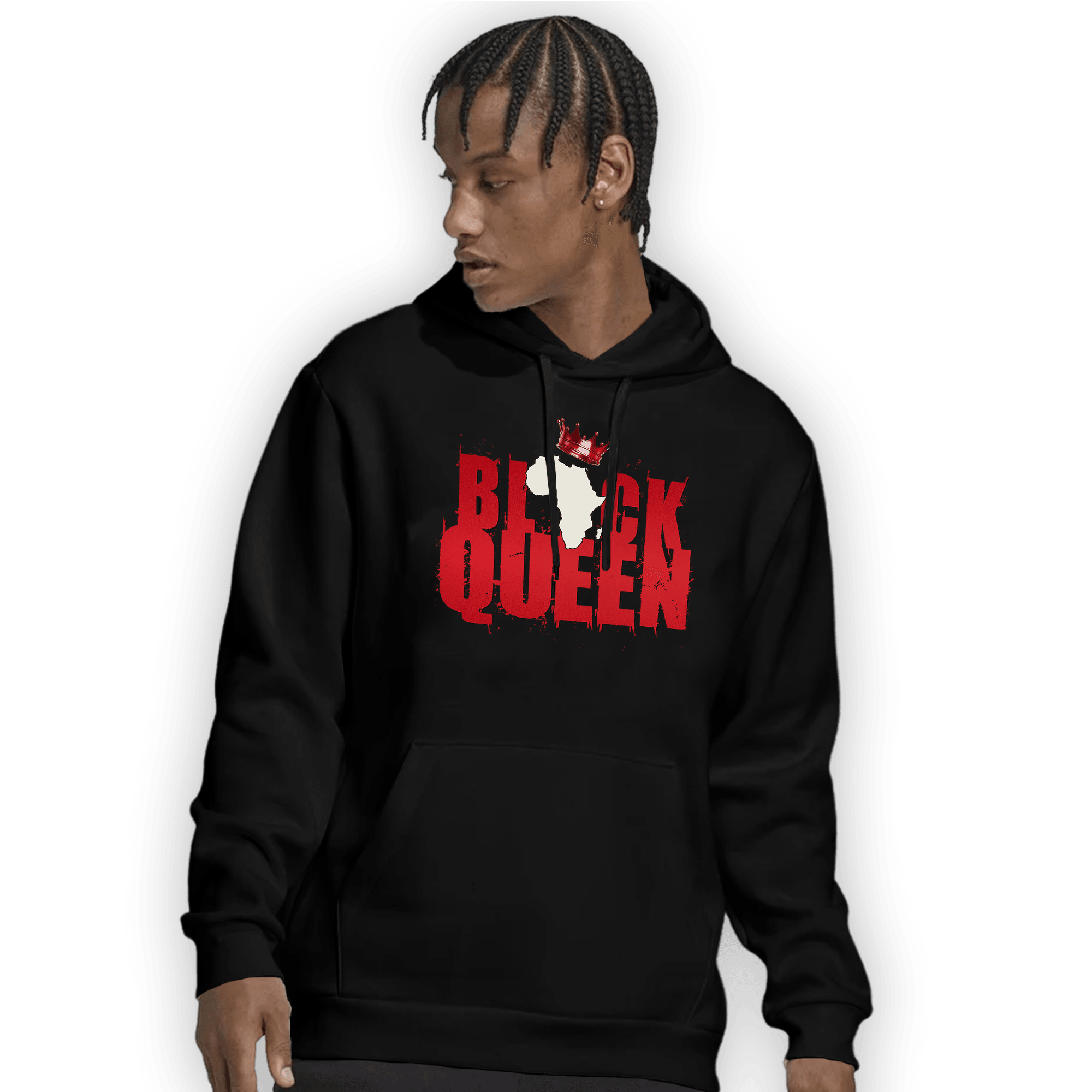 Low OG Trophy Room 1s Hoodie Match Black Queen Crown - NastyJamz