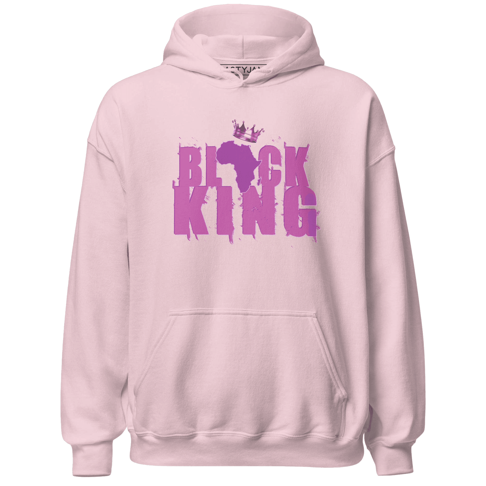 GS Hyper Violet 4s Hoodie Match Black Queen Crown - NastyJamz