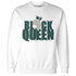 Oxidized Green 4s Sweatshirt Match Black Queen Crown - NastyJamz