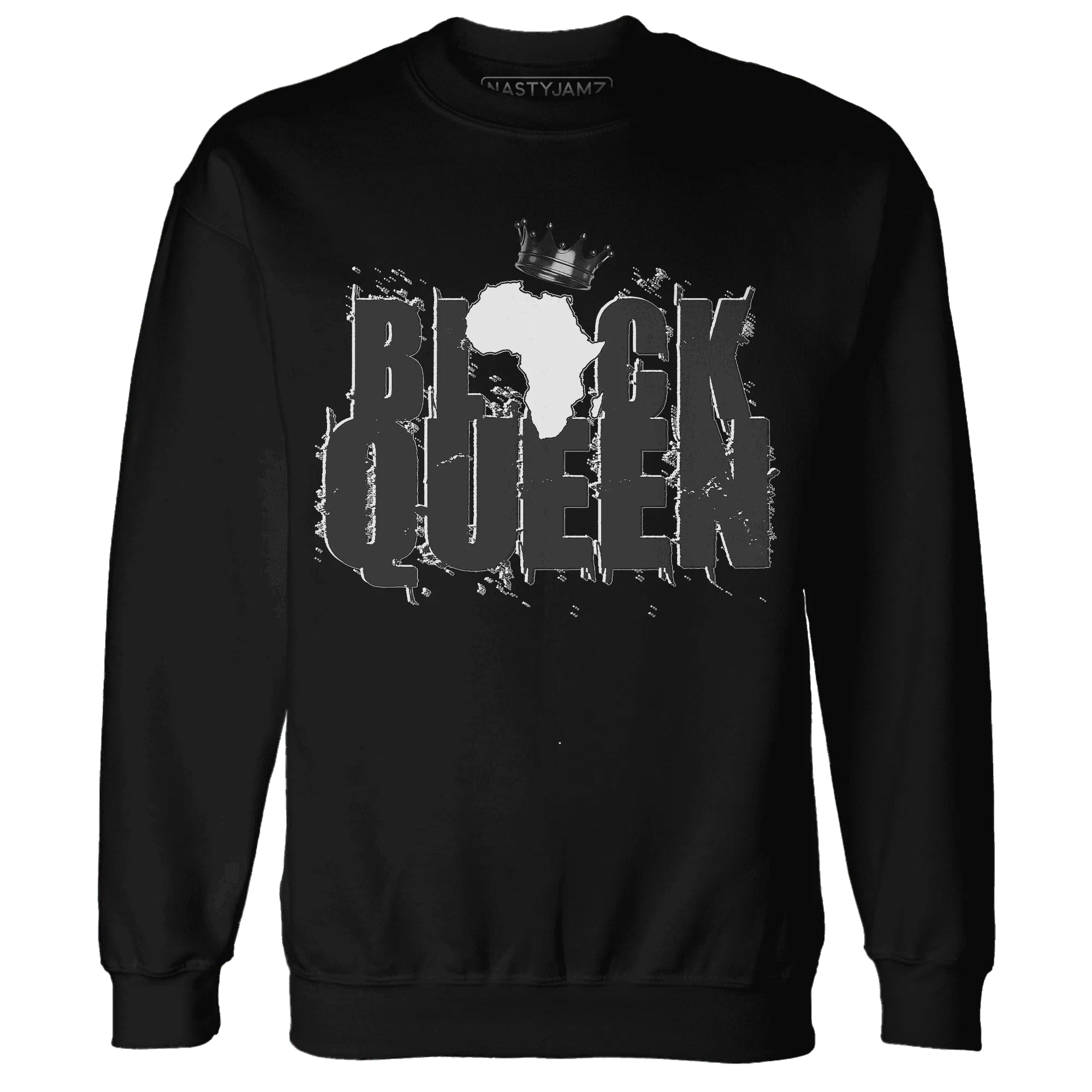 White-Thunder-4s-Sweatshirt-Match-Black-Queen-Crown