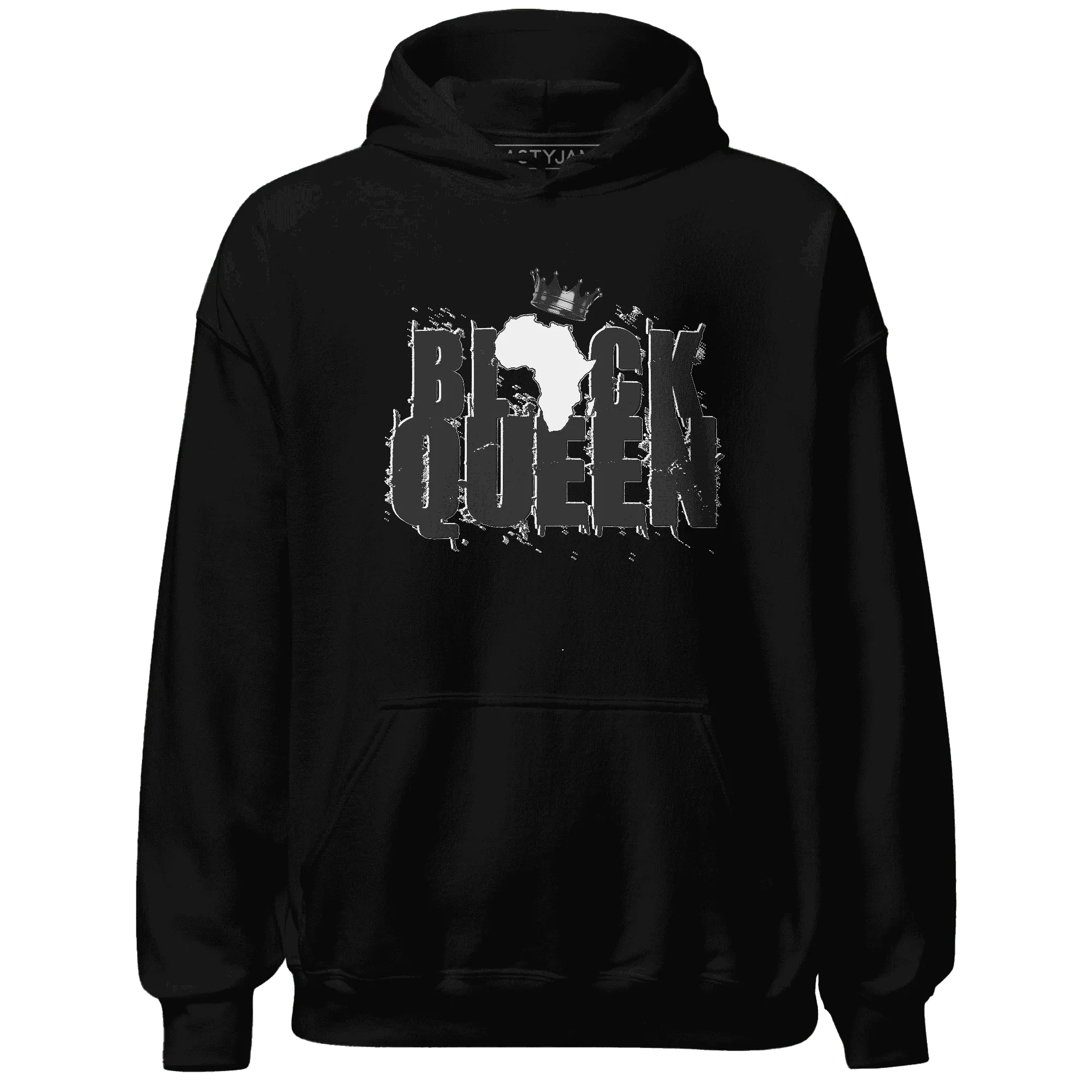White-Thunder-4s-Hoodie-Match-Black-Queen-Crown