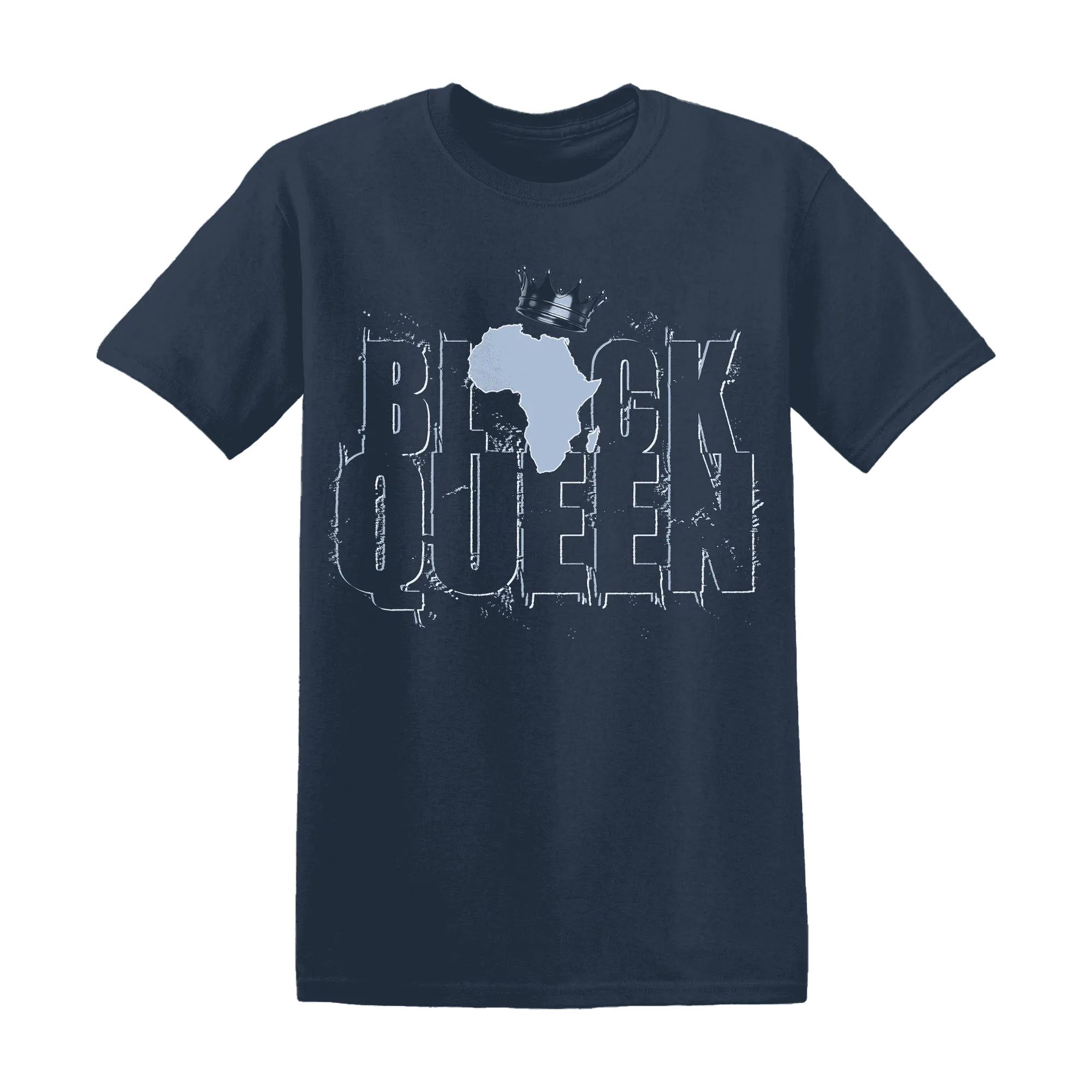 White-Navy-6s-T-Shirt-Match-Black-Queen-Crown