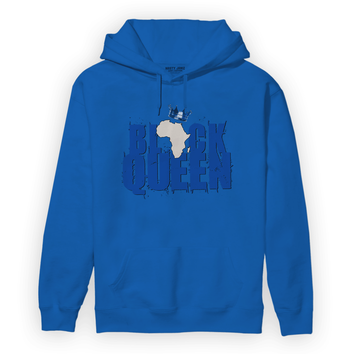 Air Max 1 86 Royal Hoodie Match Black Queen Crown - NastyJamz