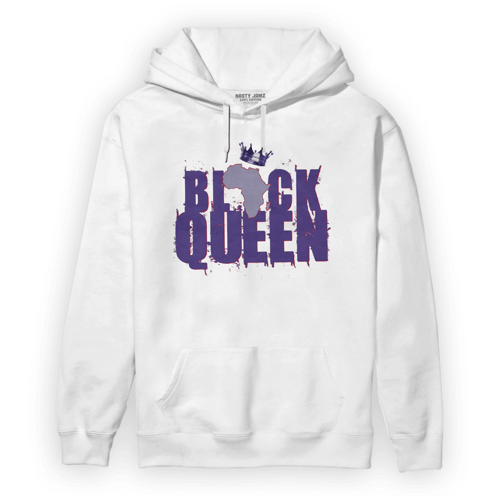 Dunk Low Plum Hoodie Match Black Queen Crown - NastyJamz