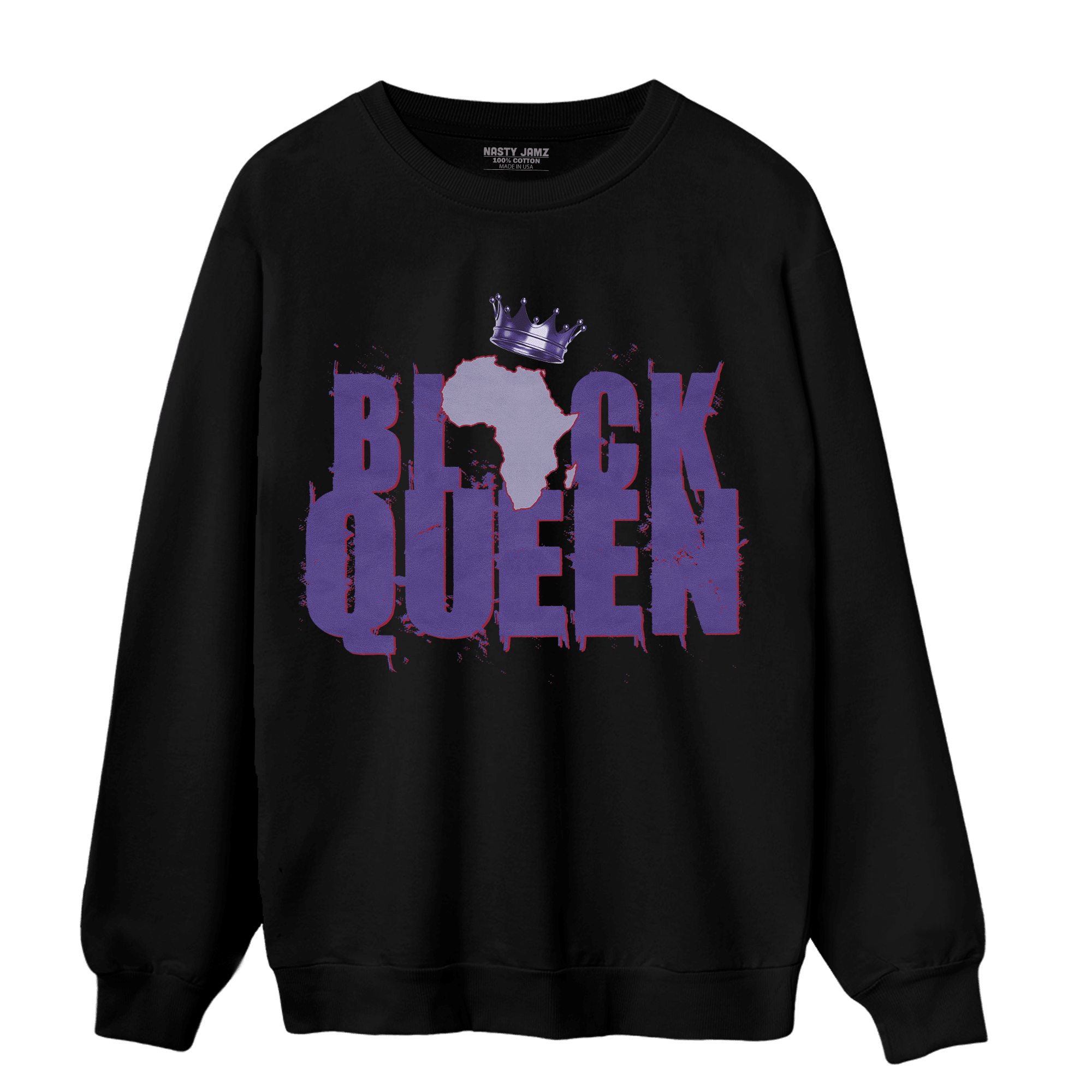 Dunk Low Plum Sweatshirt Match Black Queen Crown - NastyJamz