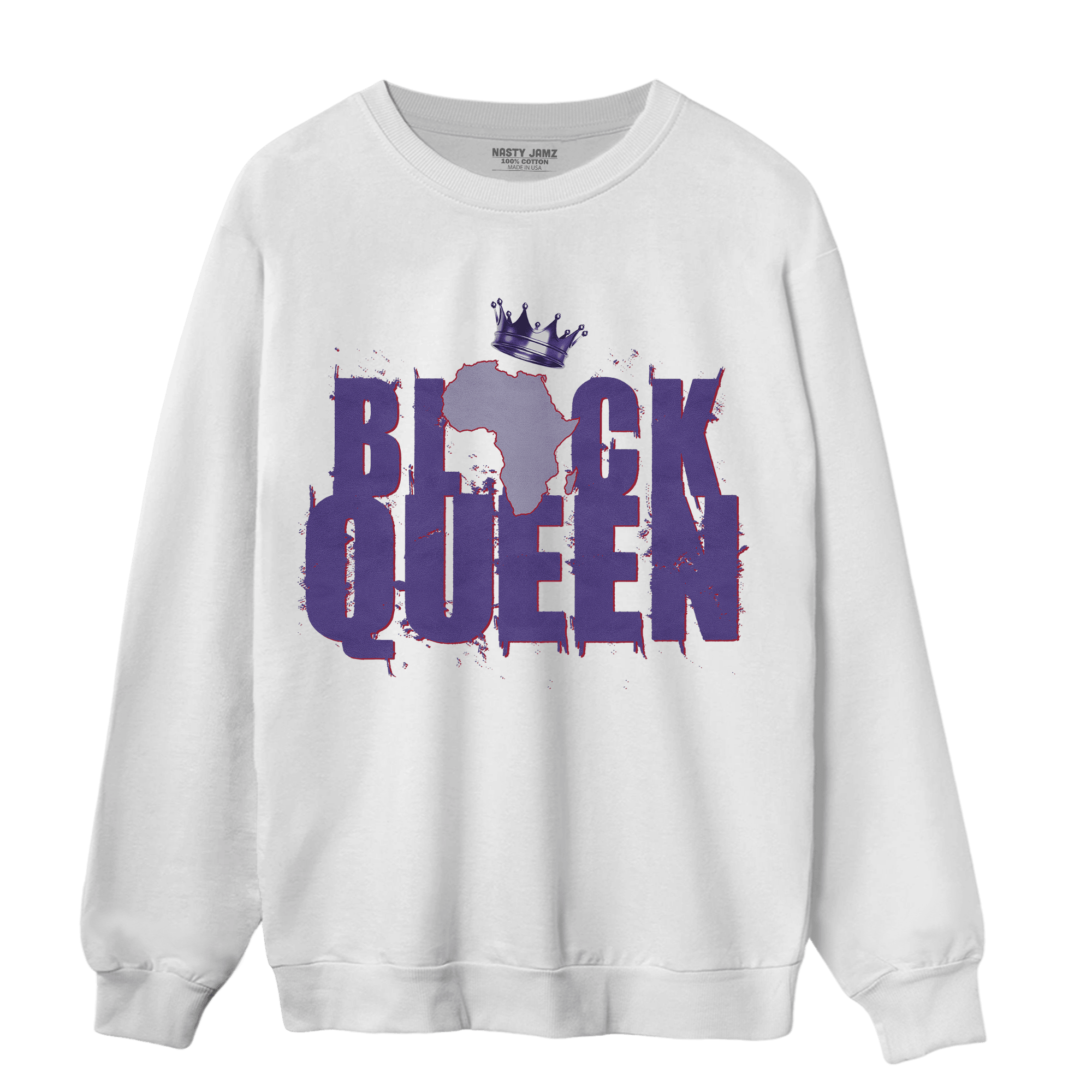 Dunk Low Plum Sweatshirt Match Black Queen Crown - NastyJamz