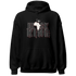 Jumman Jack University Red Hoodie Match Black Queen Crown - NastyJamz
