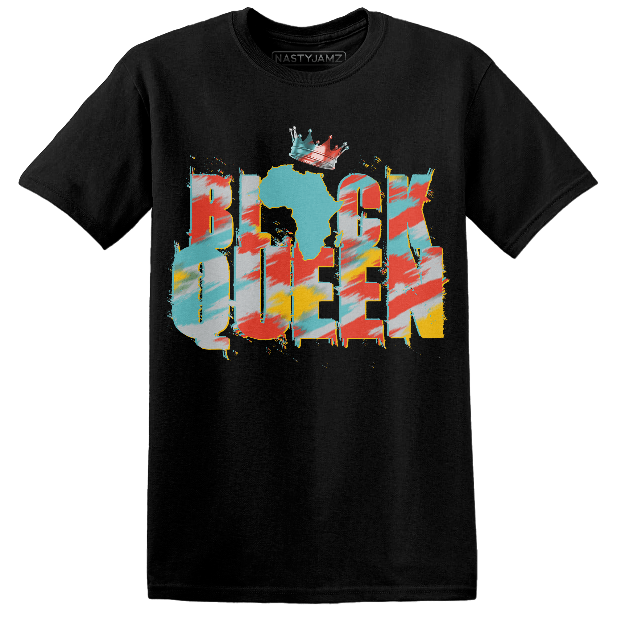 KB 8 Protro Venice Beach T Shirt Match Black Queen Crown - NastyJamz