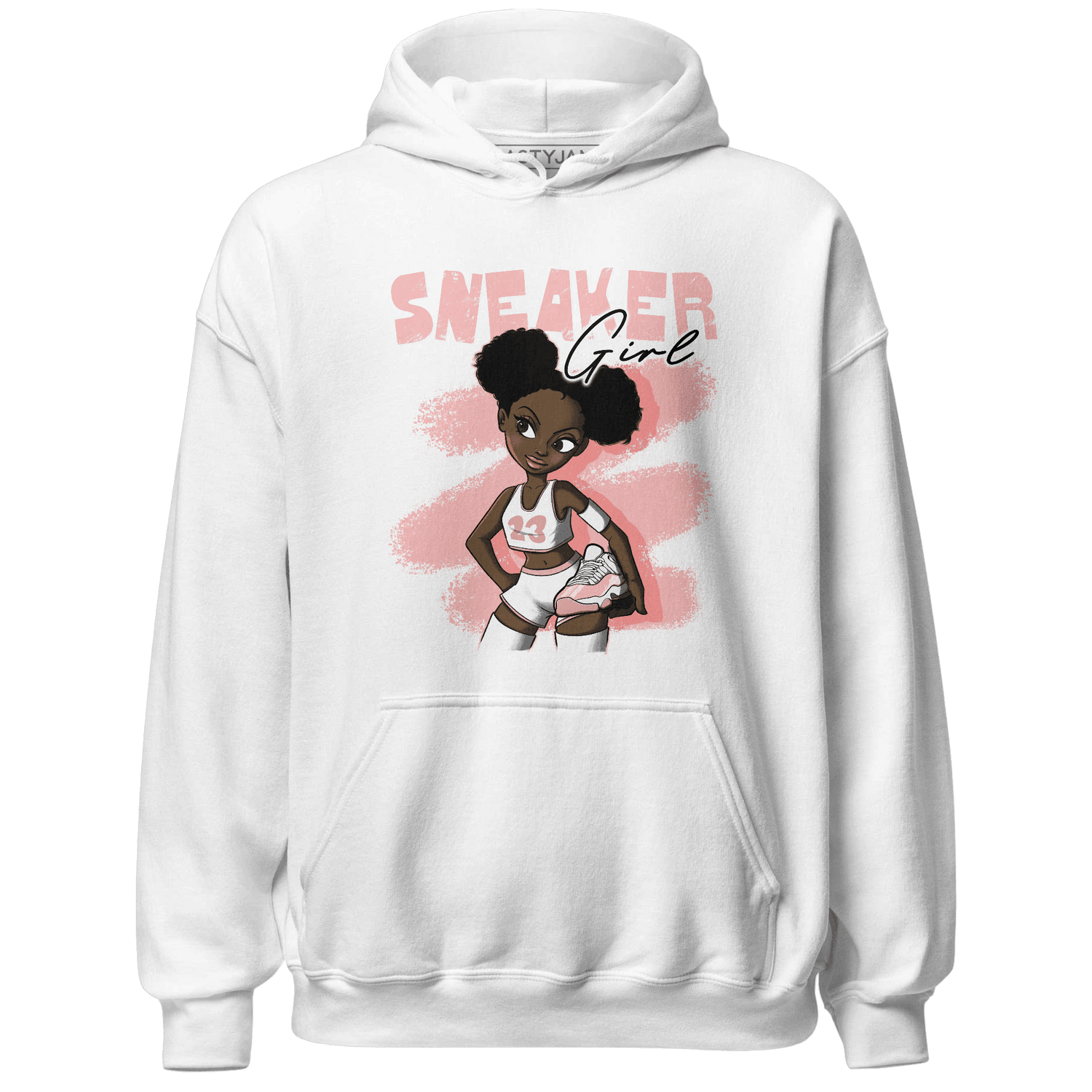 Low Legend Pink 11s Hoodie Match Black Sneaker Girl - NastyJamz