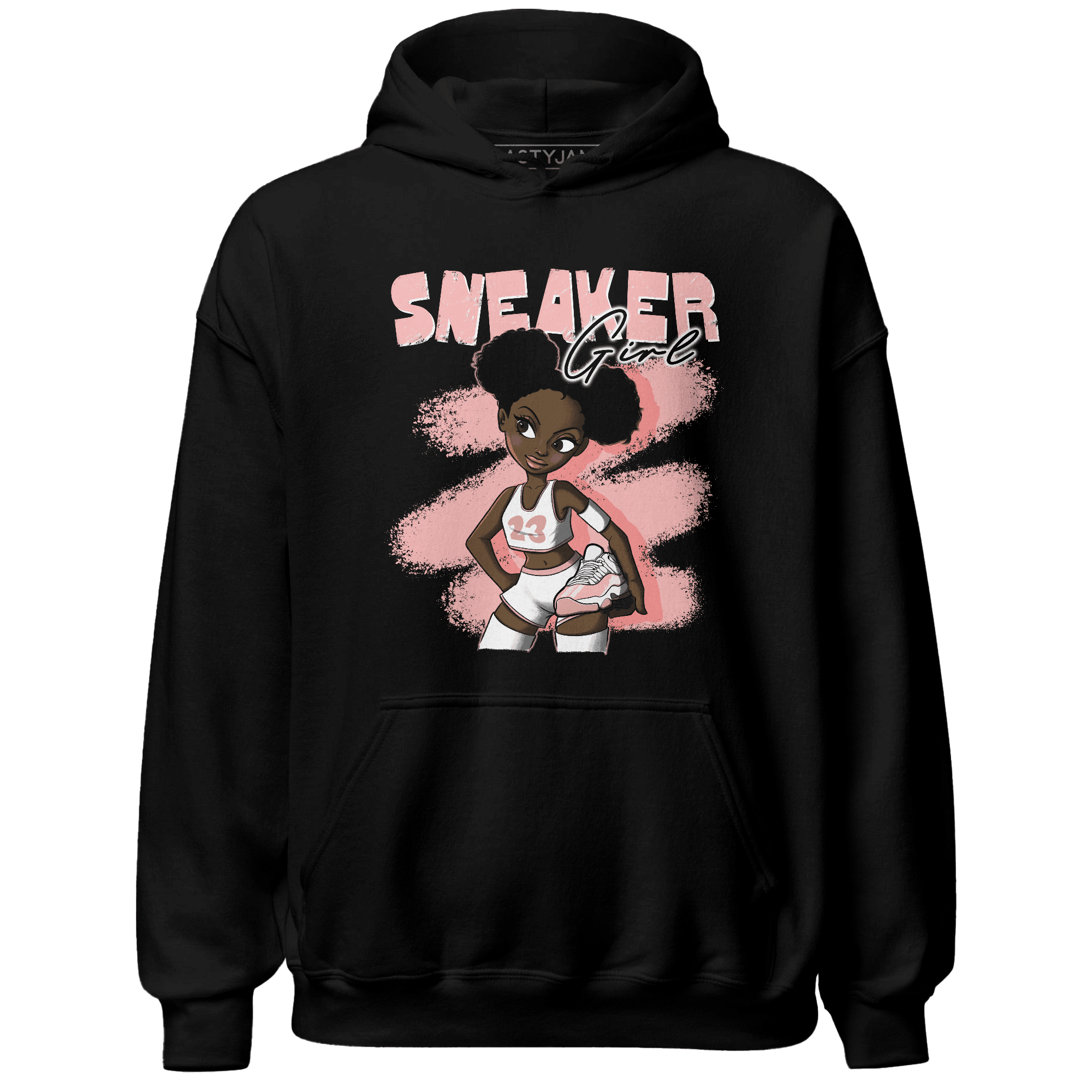 Low Legend Pink 11s Hoodie Match Black Sneaker Girl - NastyJamz