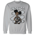 NastyJamz-Wolf-Grey-12s-Sweatshirt-Match-Black-Sneaker-Girl