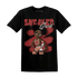 Dune Red 13s T Shirt Match Black Sneaker Girl - NastyJamz