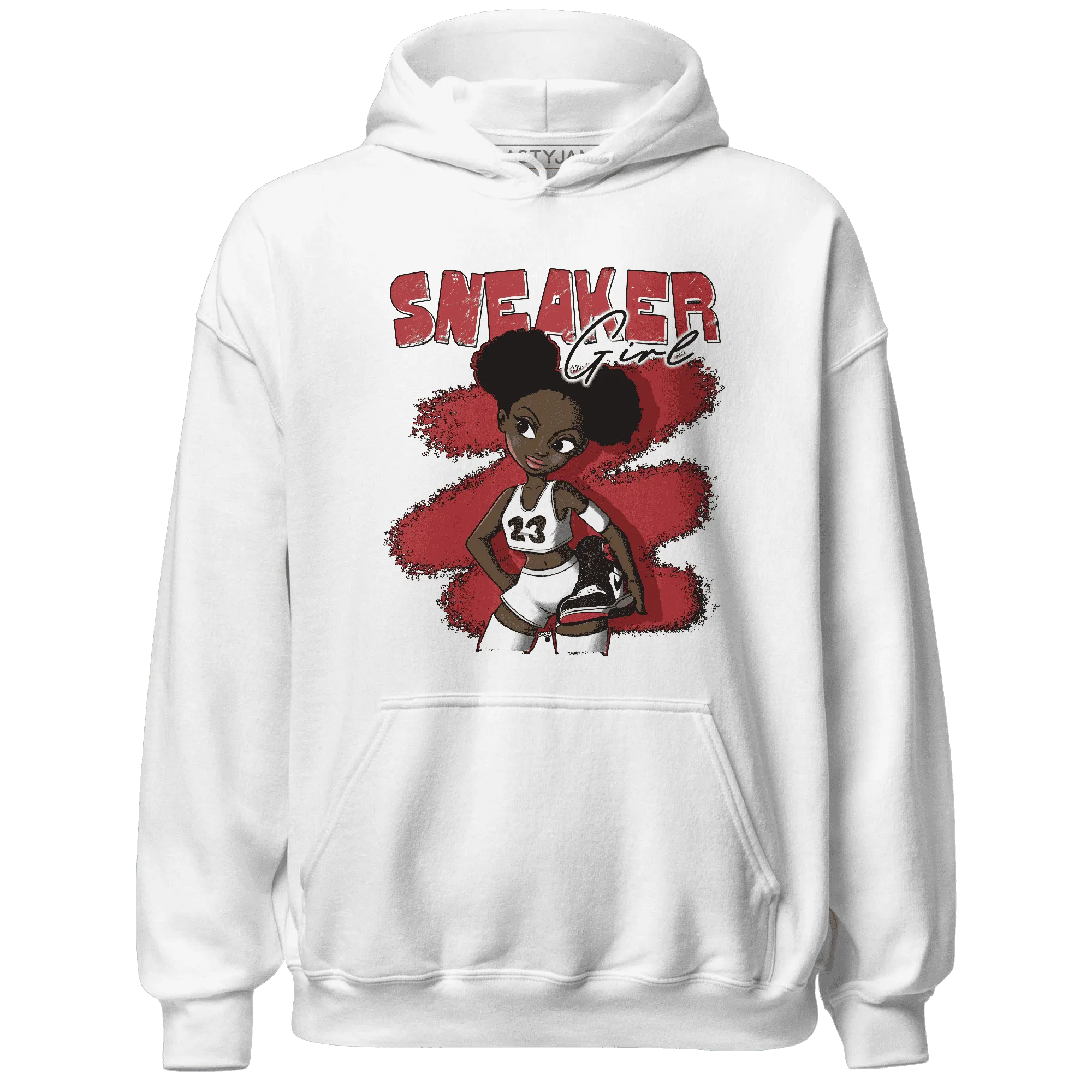 Black-Toe-Reimagined-Red-White-1s-NastyJamz-Hoodie-Match-Black-Sneaker-Girl
