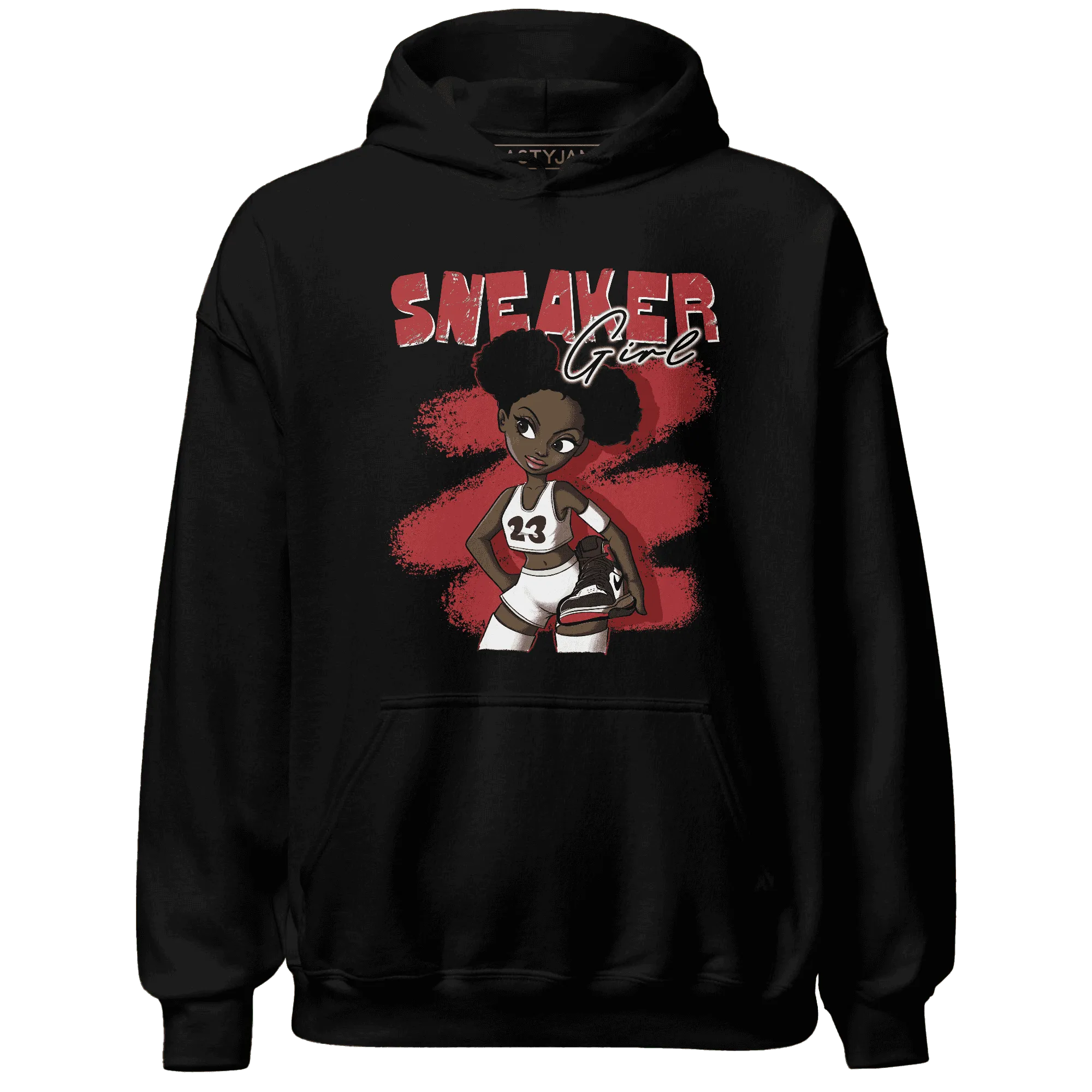Black-Toe-Reimagined-Red-White-1s-NastyJamz-Hoodie-Match-Black-Sneaker-Girl
