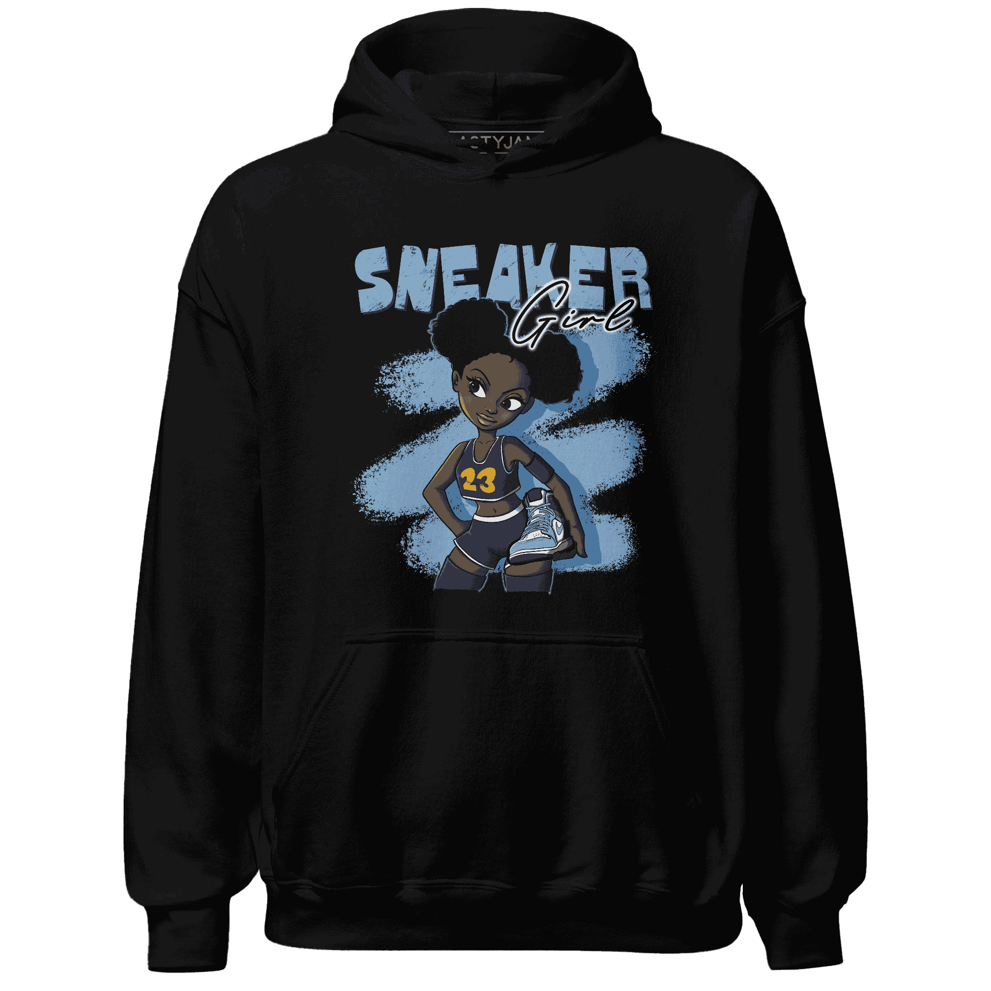 First In Flight 1s Hoodie Match Black Sneaker Girl - NastyJamz