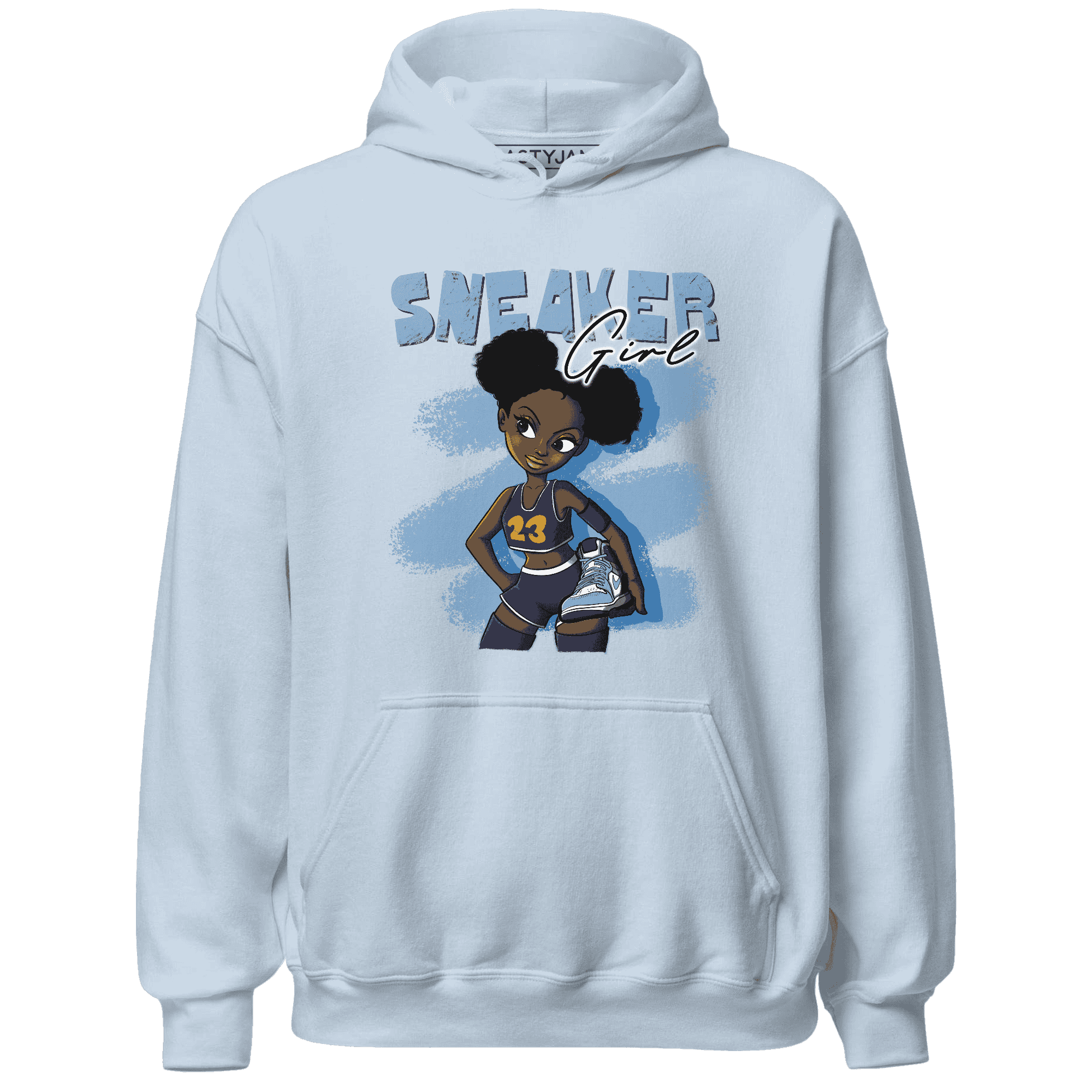 First In Flight 1s Hoodie Match Black Sneaker Girl - NastyJamz