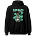 High OG Green Glow 1s Hoodie Match Black Sneaker Girl - NastyJamz