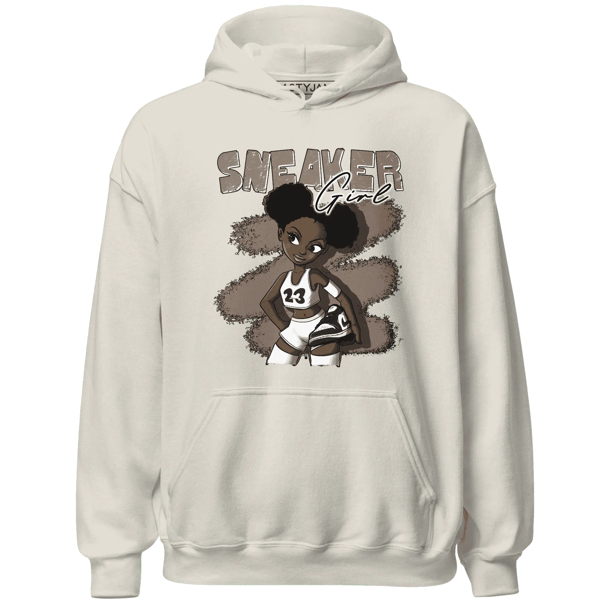 NastyJamz-Low-Mocha-1s-Hoodie-Match-Black-Sneaker-Girl