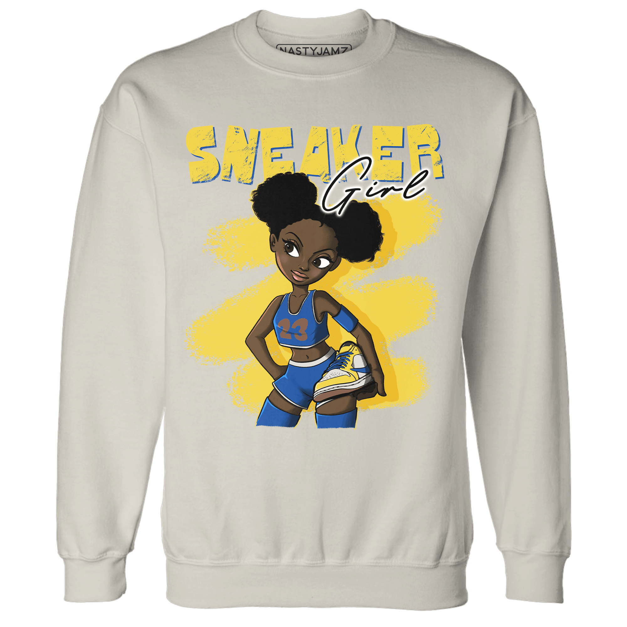 Low OG Canary TVSC 1s Sweatshirt Match Black Sneaker Girl - NastyJamz