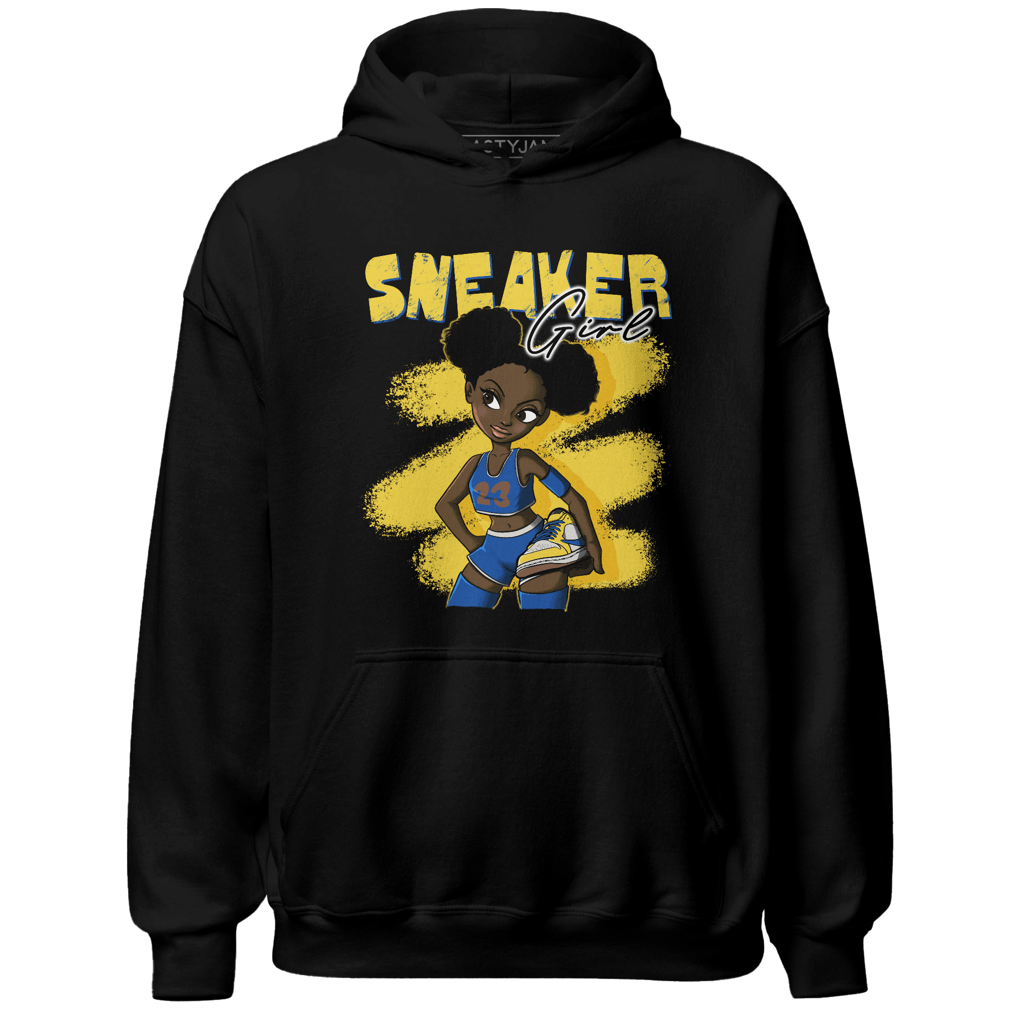 Low OG Canary TVSC 1s Hoodie Match Black Sneaker Girl - NastyJamz
