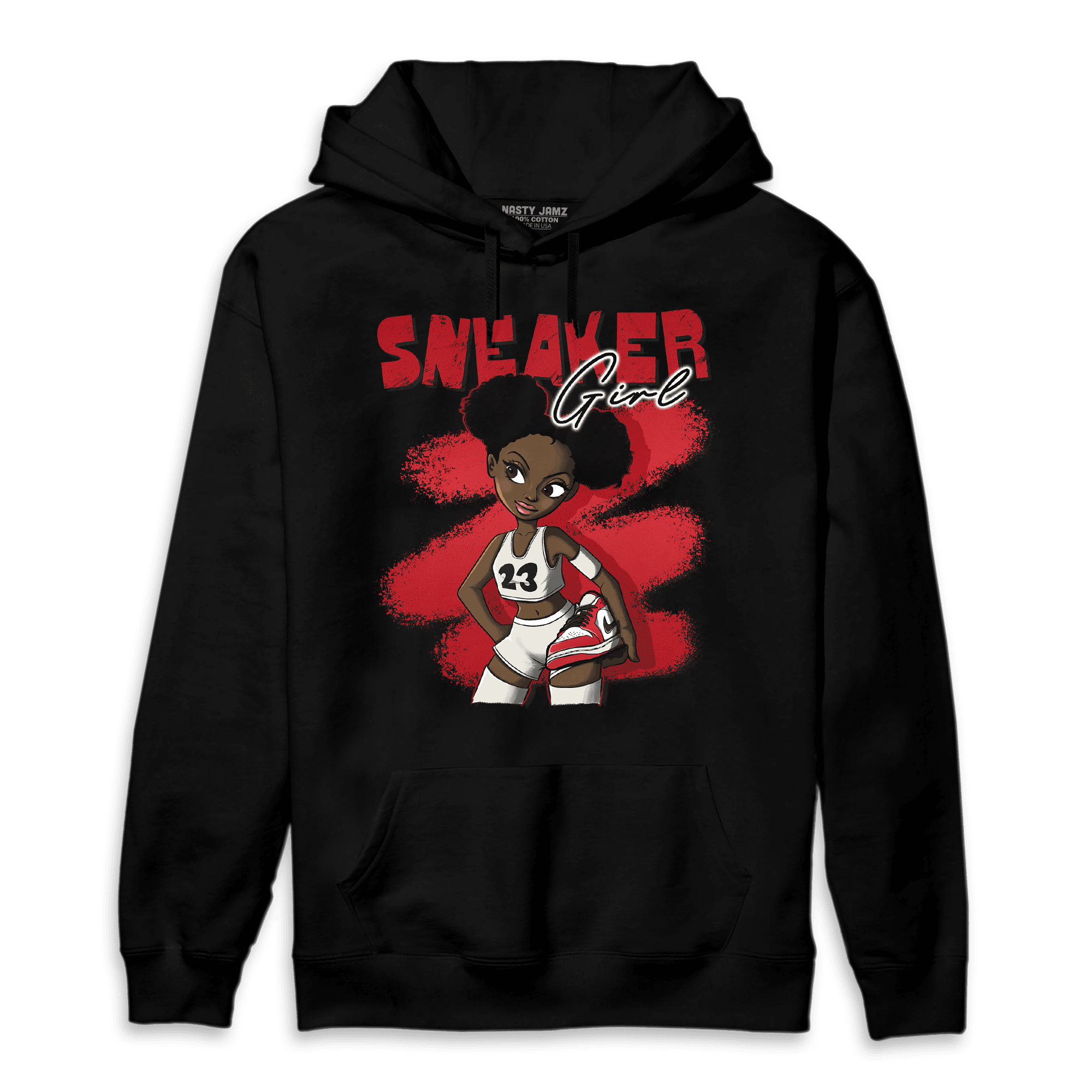 Low OG Trophy Room 1s Hoodie Match Black Sneaker Girl - NastyJamz