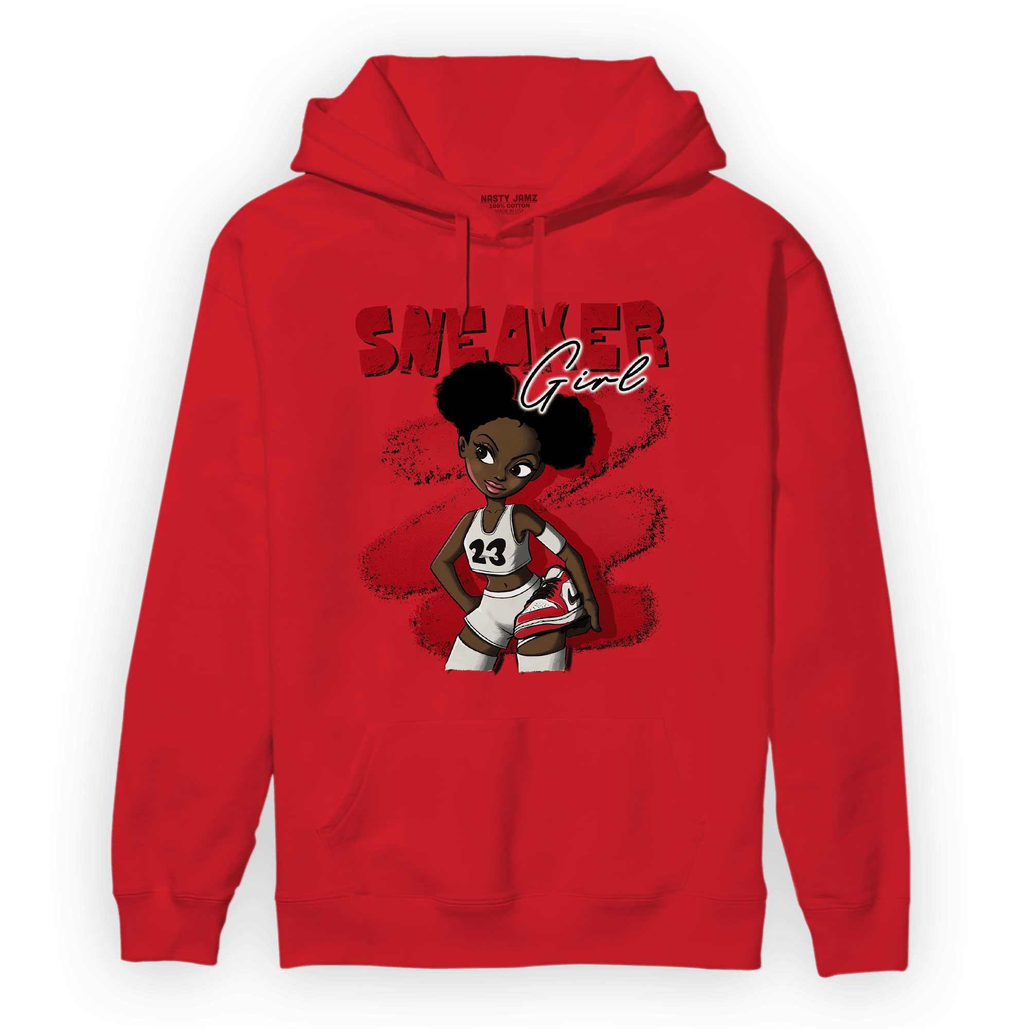 Low OG Trophy Room 1s Hoodie Match Black Sneaker Girl - NastyJamz