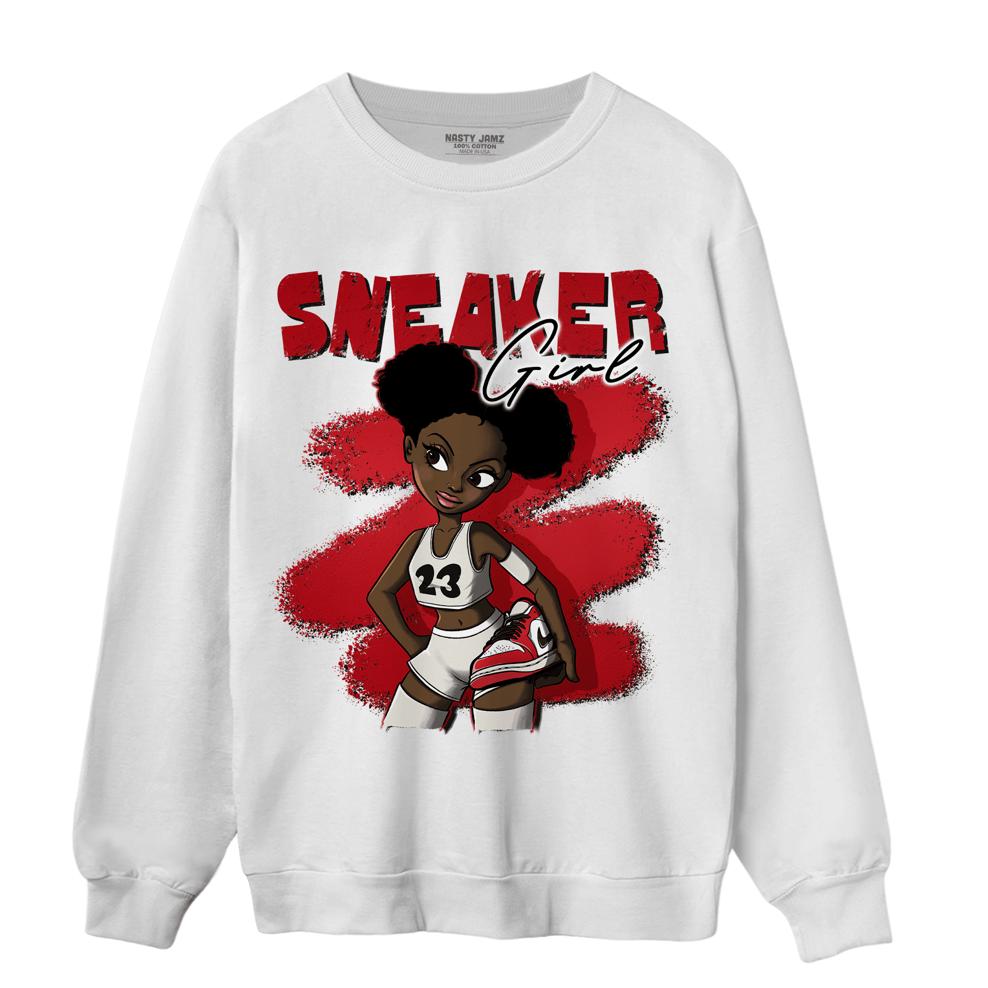 Low OG Trophy Room 1s Sweatshirt Match Black Sneaker Girl - NastyJamz