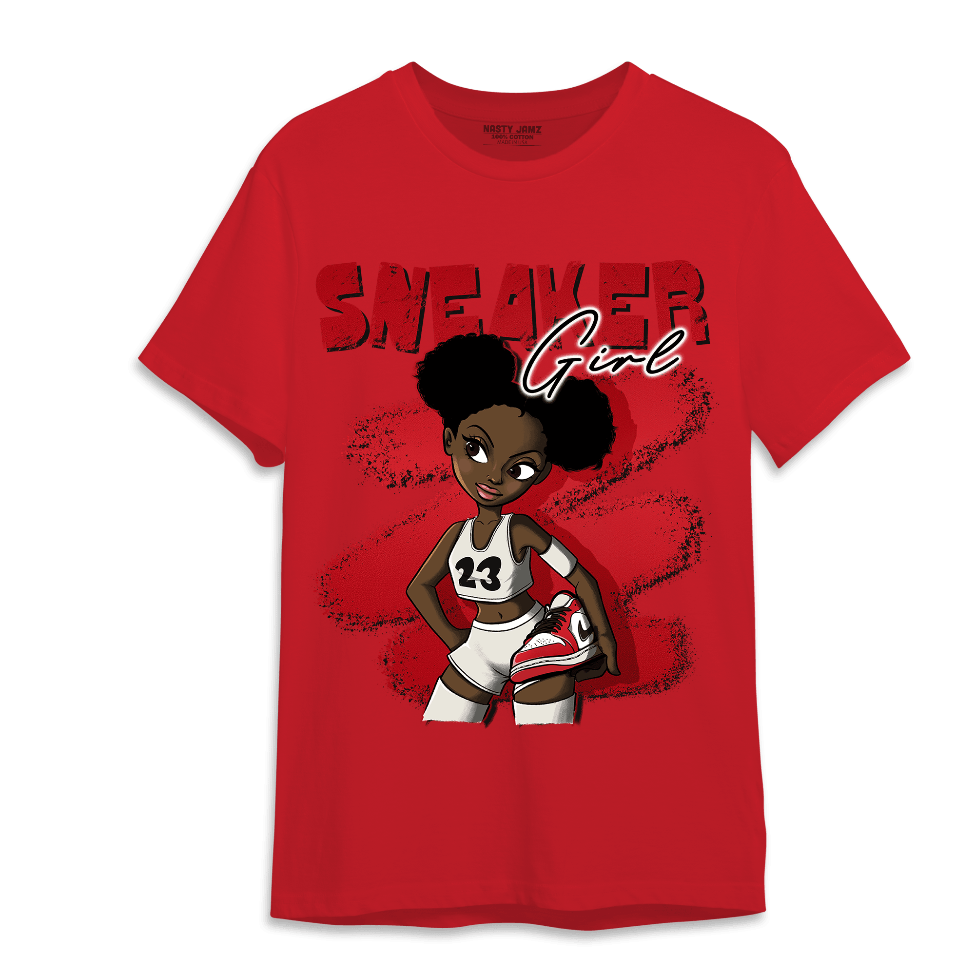 Low OG Trophy Room 1s T Shirt Match Black Sneaker Girl - NastyJamz