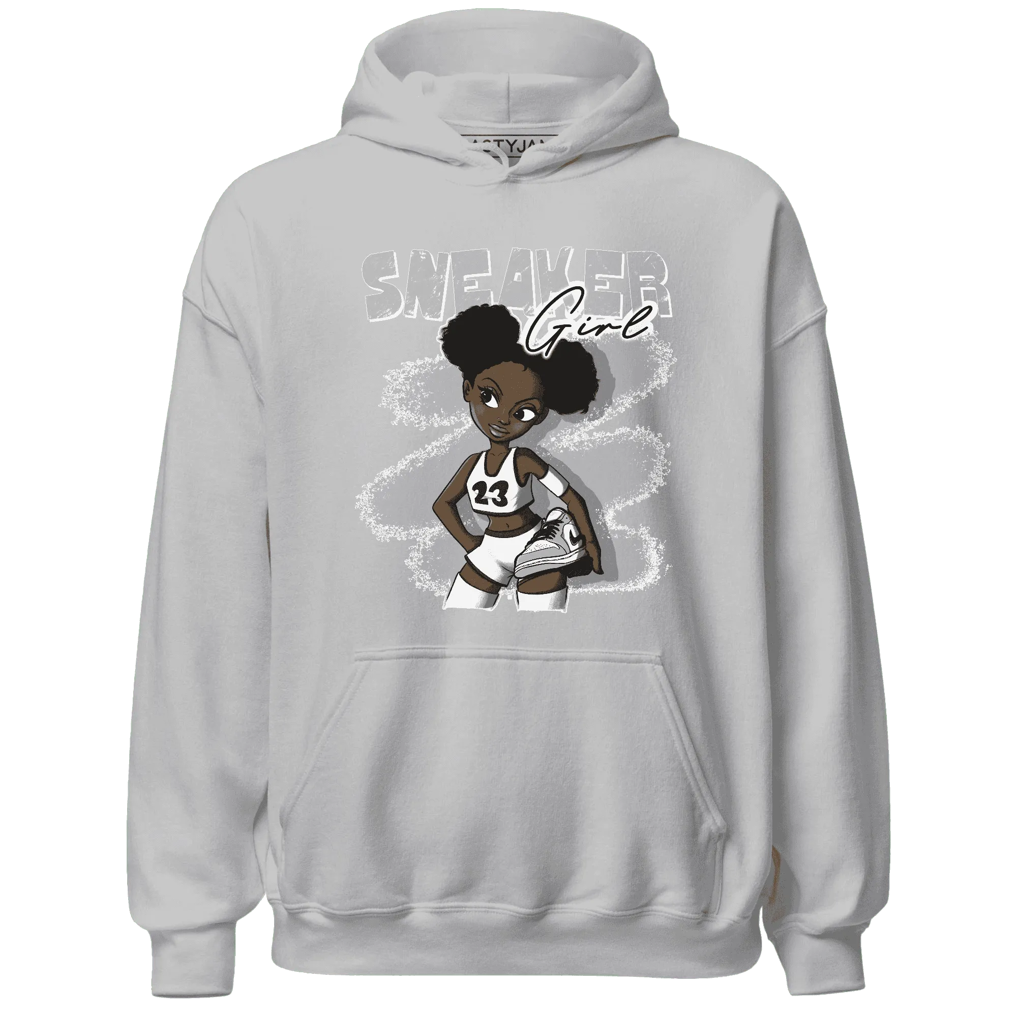 Wolf-Grey-1s-Hoodie-Match-Black-Sneaker-Girl