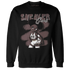 NastyJamz-Burgundy-Crush-3s-Sweatshirt-Match-Black-Sneaker-Girl