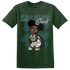 Oxidized Green 4s T Shirt Match Black Sneaker Girl - NastyJamz