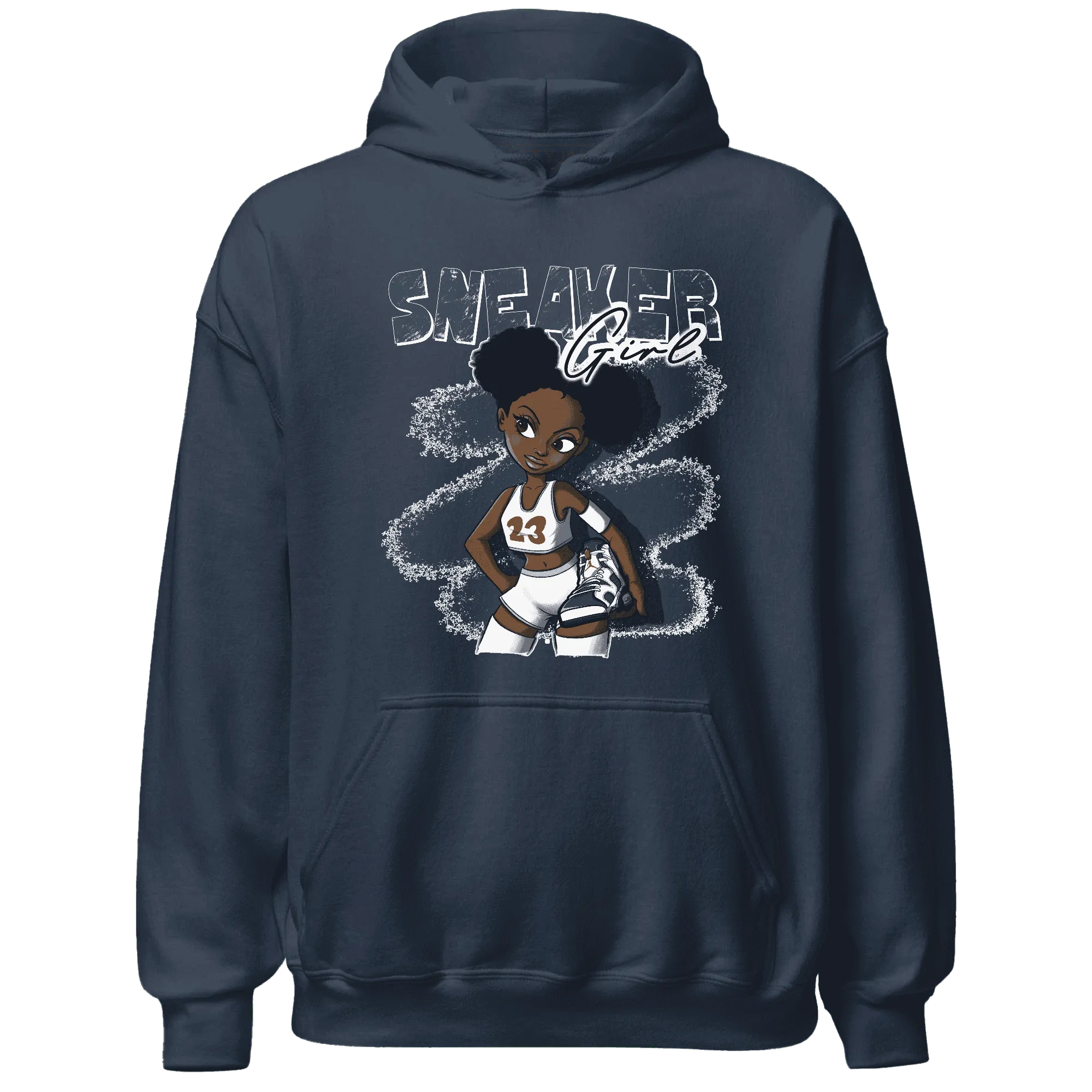 White-Navy-6s-Hoodie-Match-Black-Sneaker-Girl