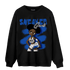 Air Max 1 86 Royal Sweatshirt Match Black Sneaker Girl - NastyJamz