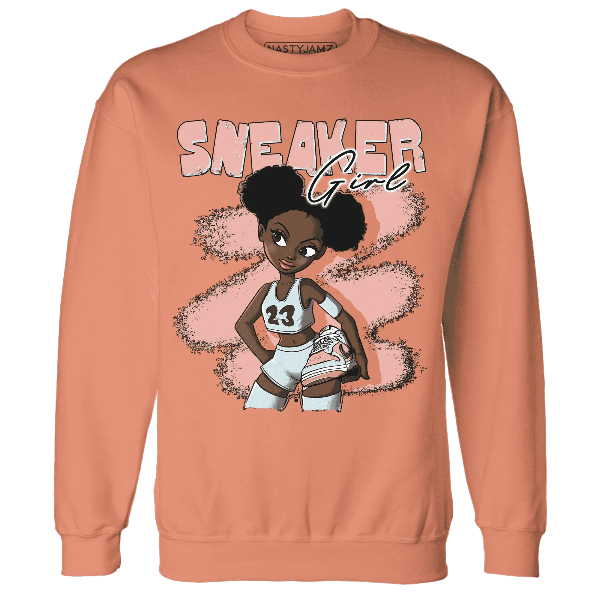 Dunk-Low-Glacier-Blue-Arctic-Orange-NastyJamz-Sweatshirt-Match-Black-Sneaker-Girl