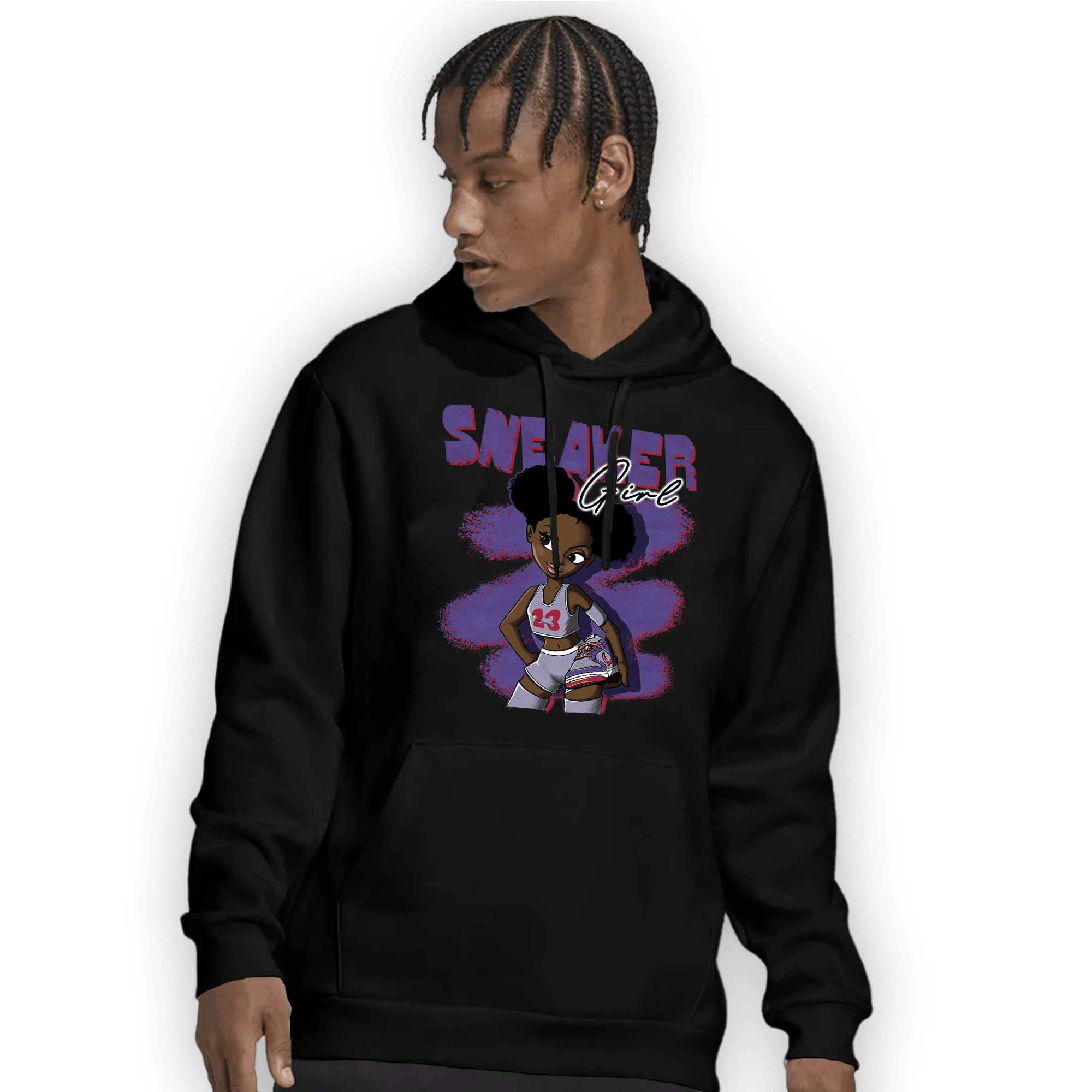 Dunk Low Plum Hoodie Match Black Sneaker Girl - NastyJamz