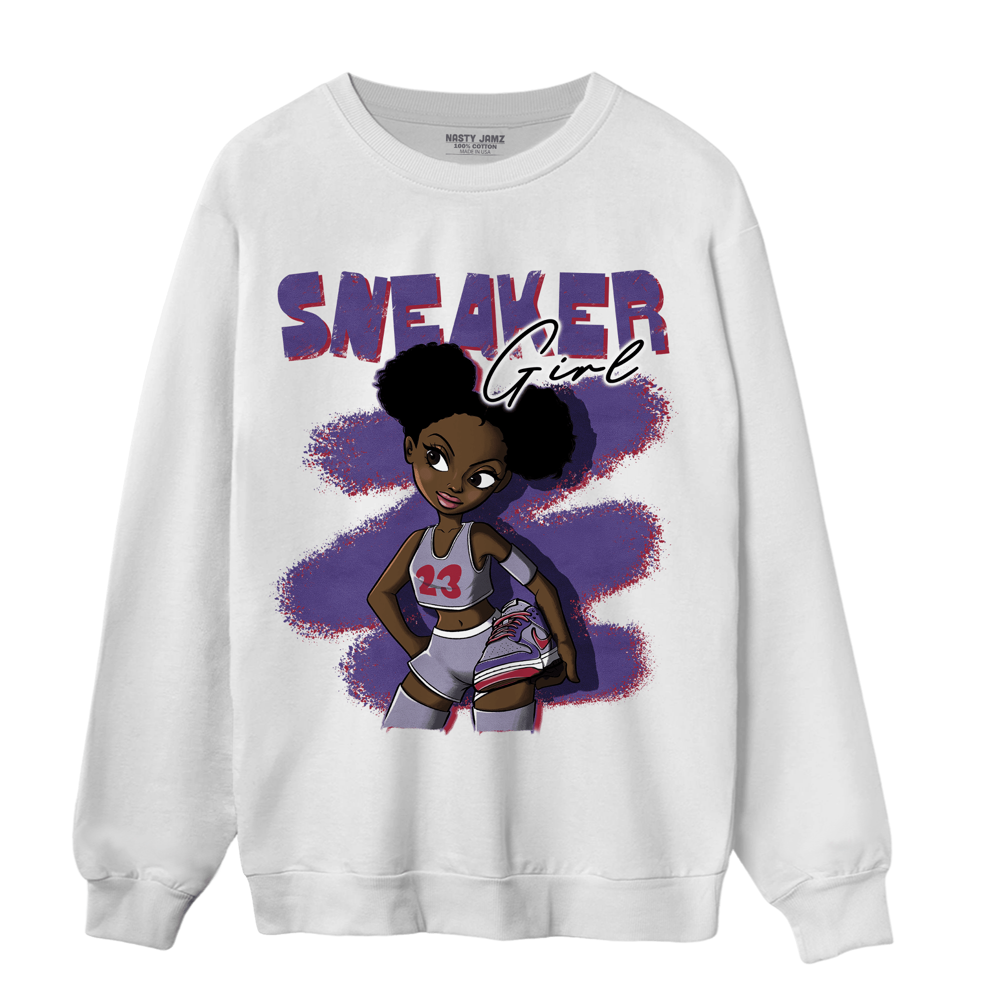 Dunk Low Plum Sweatshirt Match Black Sneaker Girl - NastyJamz