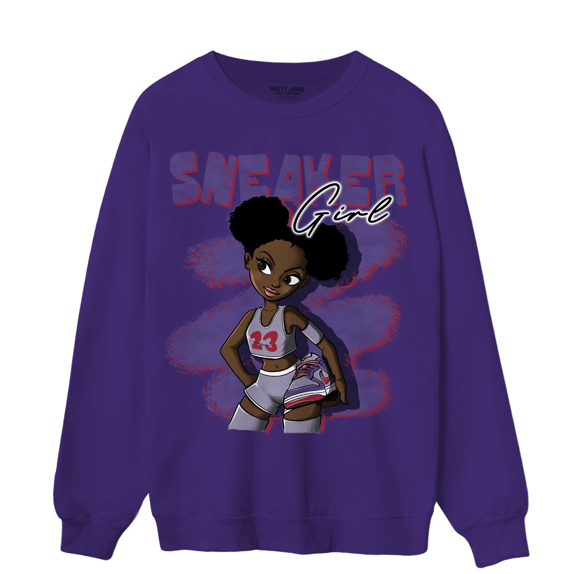 Dunk Low Plum Sweatshirt Match Black Sneaker Girl - NastyJamz