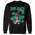 NastyJamz-Dunk-Pink-Malachite-Medium-Soft-Low-Sail-Sweatshirt-Match-Black-Sneaker-Girl