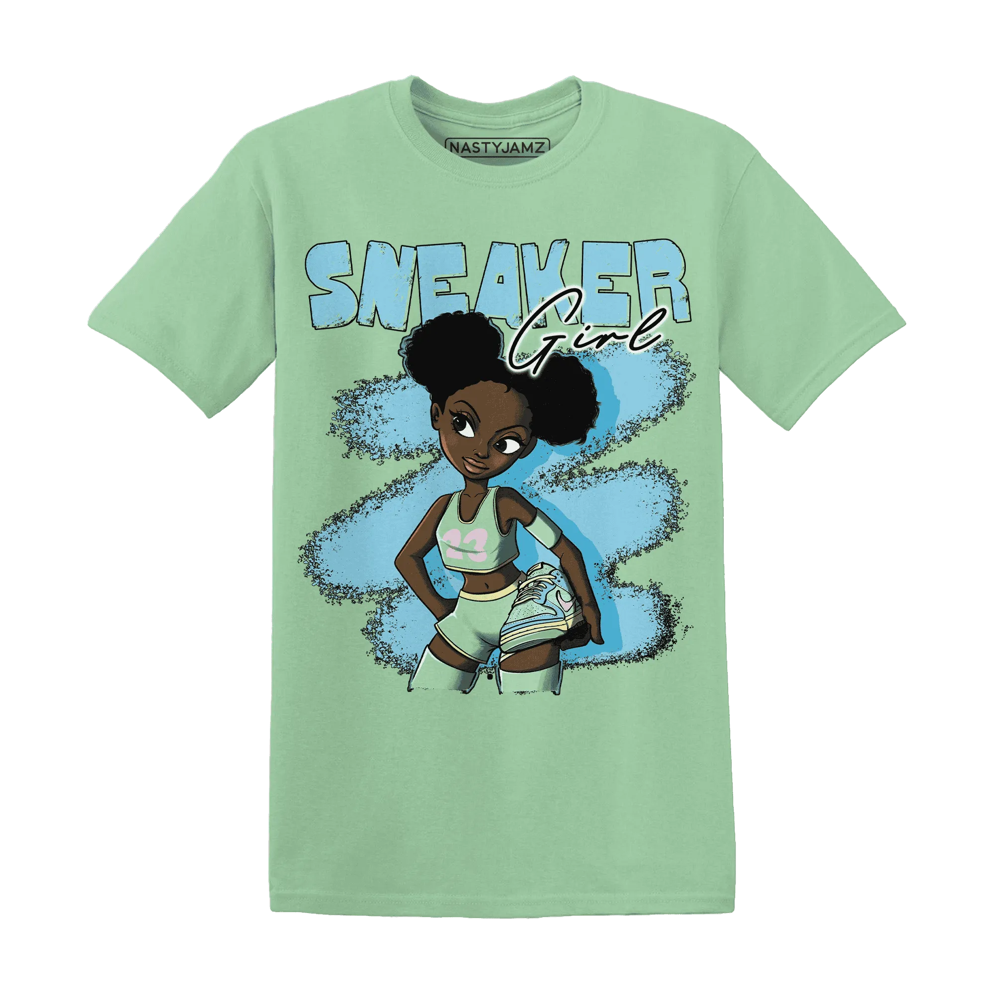 Dunk-Verdy-Visty-NastyJamz-T-Shirt-Match-Black-Sneaker-Girl
