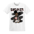 Jumman Jack University Red T Shirt Match Black Sneaker Girl - NastyJamz
